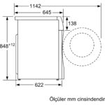 Siemens WN54C2A0TR IQ700 Kurutmalı Çamaşır Makinesi 10.5/6 kg 1400 Dev./dak. - Görsel 4