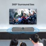 Lecoo DS102 Bluetooth + Kablolu BT/USB/AUX Stereo 6W Soundbar Taşınabilir Hoparlör Siyah - Görsel 4