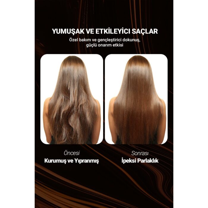 VeryFit WT638 5 In 1 Hava Üflemeli Saç Düzleştirici Şekillendirici Saç Kurutma Fön Makinesi Bakım Seti - Siyah - Görsel 4