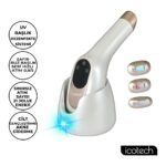 Icotech HR95 Ipl Lazer Epilasyon Aleti Sınırsız Atım Safir Buz Başlık UV Dezenfeksiyon 9 Kademe Beyaz