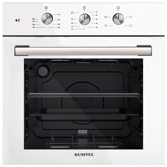 Kumtel 2'li Beyaz Cam Ankastre Set - Görsel 3