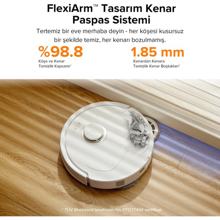 Roborock Qrevo Pro Akılı Robot Süpürge Beyaz - Görsel 2
