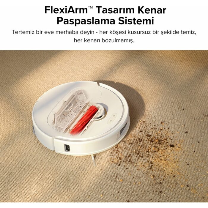 Roborock Qrevo Pro Akılı Robot Süpürge Beyaz - Görsel 3