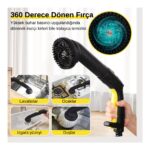 Robx S608 Yeni Nesil Çok Fonksiyonel 28 Adet Aksesuar 5 Metre Kablolu Buharlı Temizlik Makinesi - Görsel 2