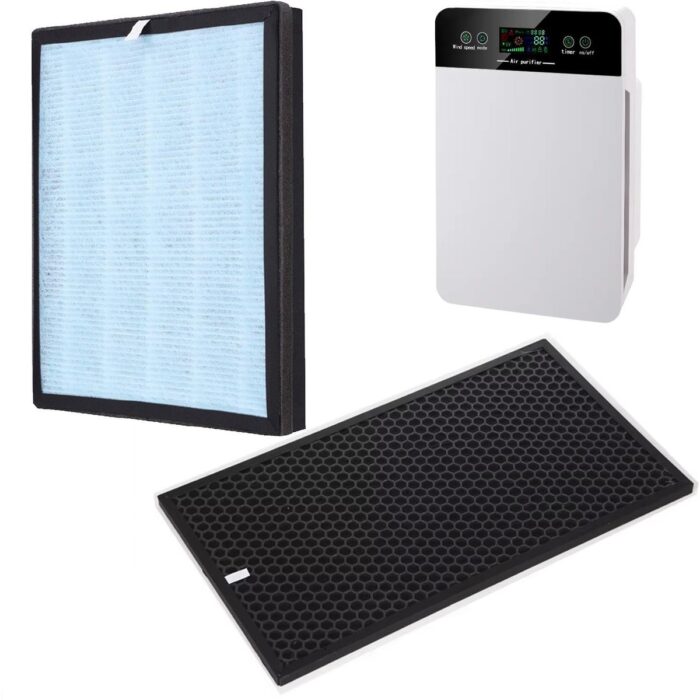 Upway K5C Hava Temizleyici Için Çok Katmanlı Aktif Karbonlu Hepa Filtre - Görsel 1