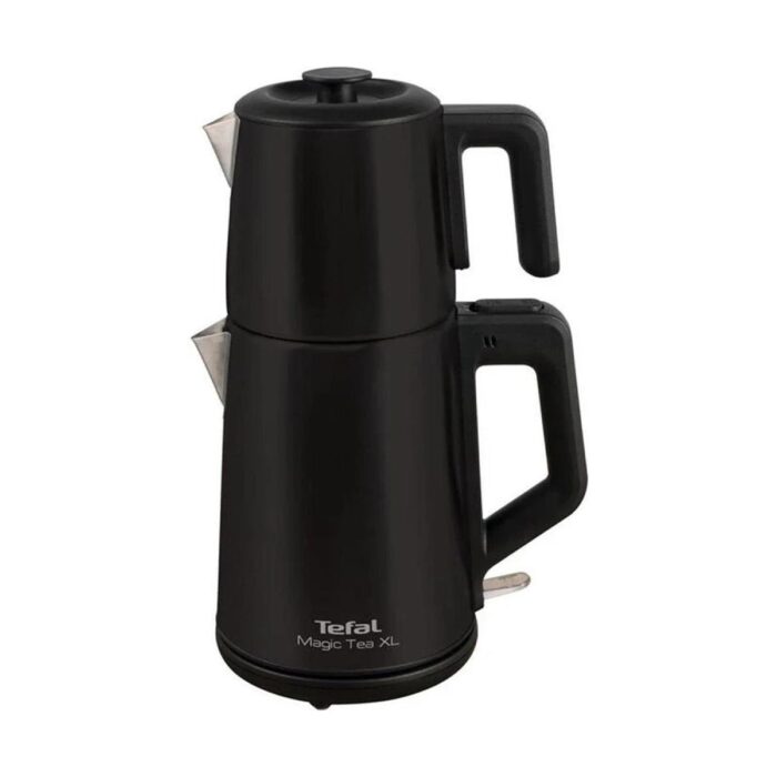 Tefal Magic Tea XL Paslanmaz Çelik Gövdeli 1650 Watt Çay Makinesi - Siyah - Görsel 1