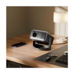 Robeve Masaüstü Projeksiyon Cihazı 4K Görüntü 1080P Projektör Projeksiyon Cihazı Taşınabilir Ayarlanabilir Smart Projeksiyon Cihazı