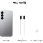 Samsung Galaxy S25+ 256 GB 12 GB Ram (Samsung Türkiye Garantili) Gümüş - Görsel 3