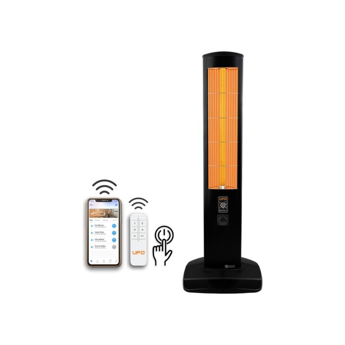 110000887482950.jpg Ufo Erciyus Smart 2300 W Mobil Uyumlu Kule Tipi Isıtıcı - Görsel 1