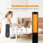 UFO Micatronic 1900 W Kule Tipi Isıtıcı Güçlü Isıtma Performansı ile Ev ve Ofis İçin Uygun - Görsel 3