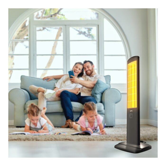 UFO Micatronic Serisi Kule Tipi 2400 W Infrared Isıtıcı – Metal Gövdeli, Kapalı ve Açık Alan Kullanımına Uygun, 111,3×37,6×40,3 cm - Görsel 4