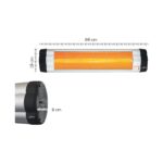 Ufo Star 2400 W Duvar Tipi Isıtıcı - Termostatlı - Görsel 4