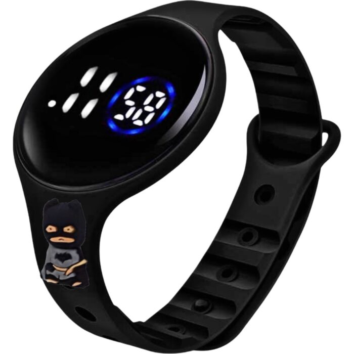 110000895705953.jpg Onkatech Dijital Dokunmatik LED Ekran Su Geçirmez Figürlü Çocuk Kol Saati Bileklik-Yuvarlak Ekran Dijital Çocuk Bileklik - Görsel 1