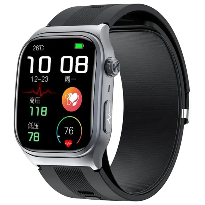 Spovan Electro Air Basınçlı Tansiyon Kan Şeker Yağ Ölçer Akıllı Saat - Görsel 5