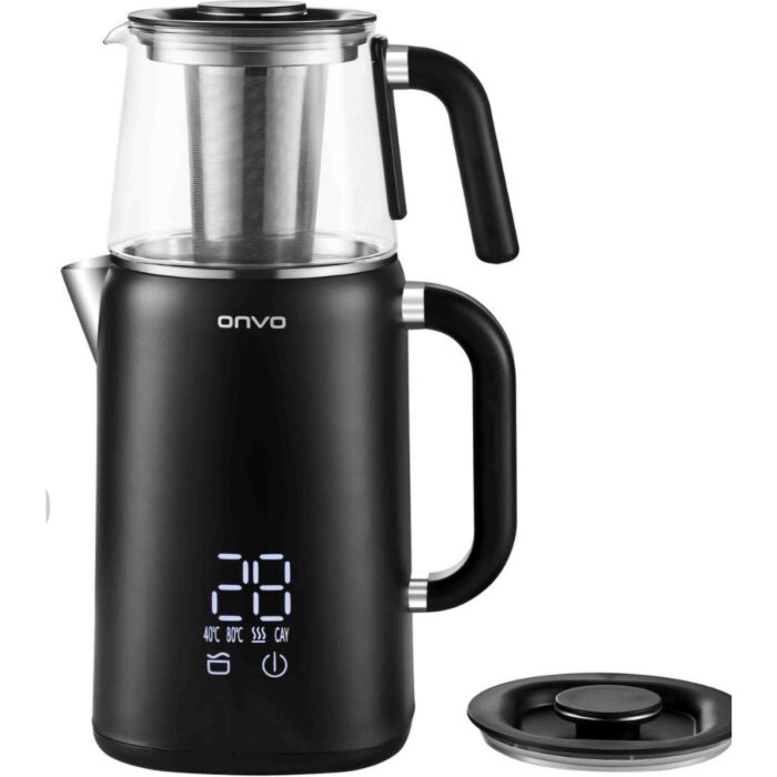 110000896678373.jpg Onvo OVTM01 Isı Ayarlı Çay Makinesi - Görsel 1