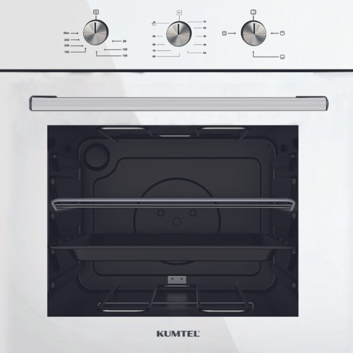 Kumtel 2'li Beyaz Ankastre Set (Ocak-Fırın) - Görsel 3