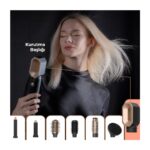 Fabcio Airset 7 Başlıklı Saç Kurutma, Düzleştirici, Bukle ve Şekillendirici Set (Siyah/gold) - Görsel 5