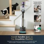 Shark Powerdetect Clean&empty Pet Başlıklı Şarjlı Dikey Süpürge - Görsel 5