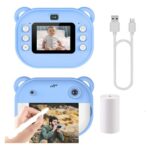 Vothoon Dijital Video Kayıt Fotoğraf Çocuk Kamerası Anlık Termal Resim Kağıt Baskılı