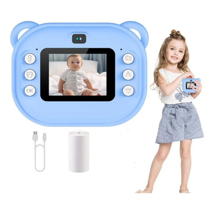 Vothoon Dijital Video Kayıt Fotoğraf Çocuk Kamerası Anlık Termal Resim Kağıt Baskılı - Görsel 3