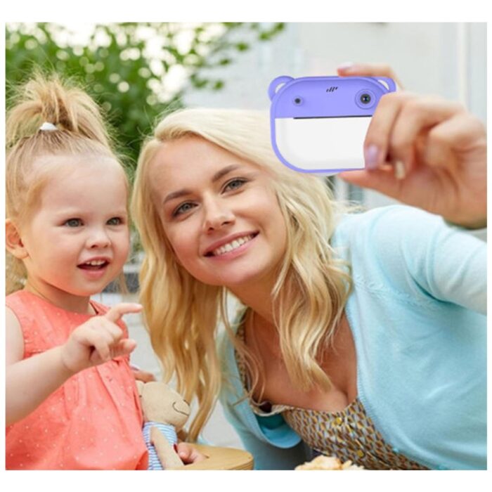 Vothoon Dijital Video Kayıt Fotoğraf Çocuk Kamerası Anlık Termal Resim Kağıt Baskılı - Görsel 4