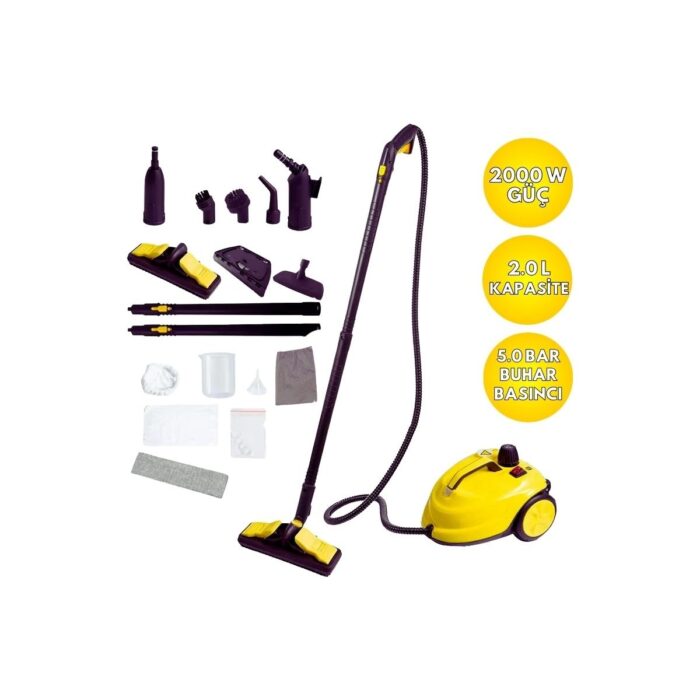 Yasomi Çok Fonksiyonlu Buharlı Temizleyici - Görsel 1