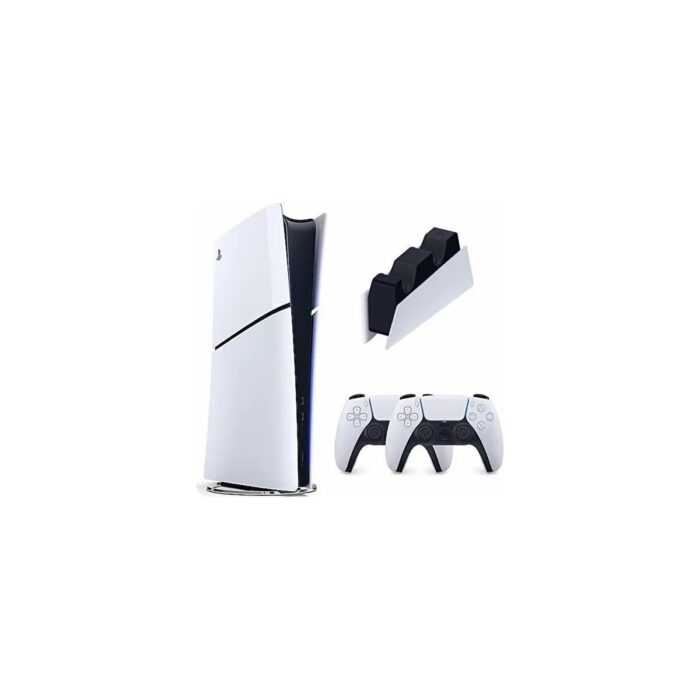 110000913645294.jpg Sony Playstatıon 5 Slım Dıgıtal Çift Kollu + Şarj Istasyonu 1tb Oyun Konsolu - Görsel 1