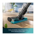 Philips 6000 Serisi Kablosuz Dikey Süpürge, PowerCyclone 11, Aqua Modül ile Kolay Mop, TriActive LED Başlık, 64 Dakika Kullanım Süresi, XC6553/01  - Görsel 3