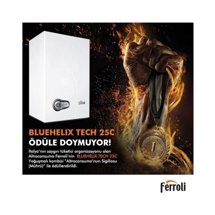 Ferroli Bluehelix Tech 35C 34 Kw Erp Yoğuşmalı Kombi - Görsel 5