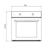 Kumtel Beyaz 2'li Ankastre Set (B66 - SF2 (DDT) + DA6-835) - Görsel 4