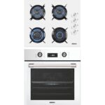 Kumtel Dijital 2'li Beyaz Ankastre Set (Fırın-Ocak)