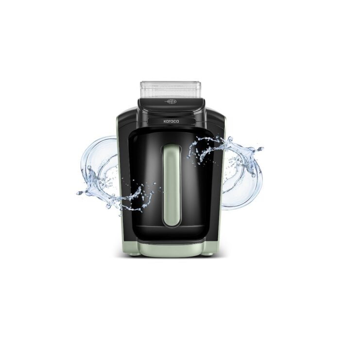 110000923323098.jpg Karaca Hatır Otomatik Su Alma Hazneli Türk Kahve Makinesi Cabbage Green - Görsel 1