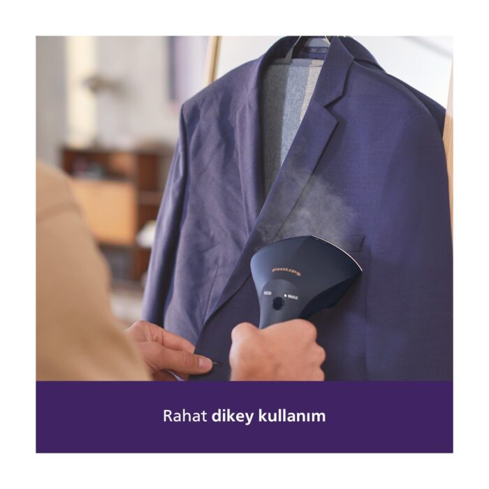 Philips GC810/20 8000 Serisi El Tipi Buharlı Düzleştirici, 32 g/dk'ya Kadar Buhar Gücü, Sıfır Yanık Riski, De-Calc Teknolojisi, - Görsel 5