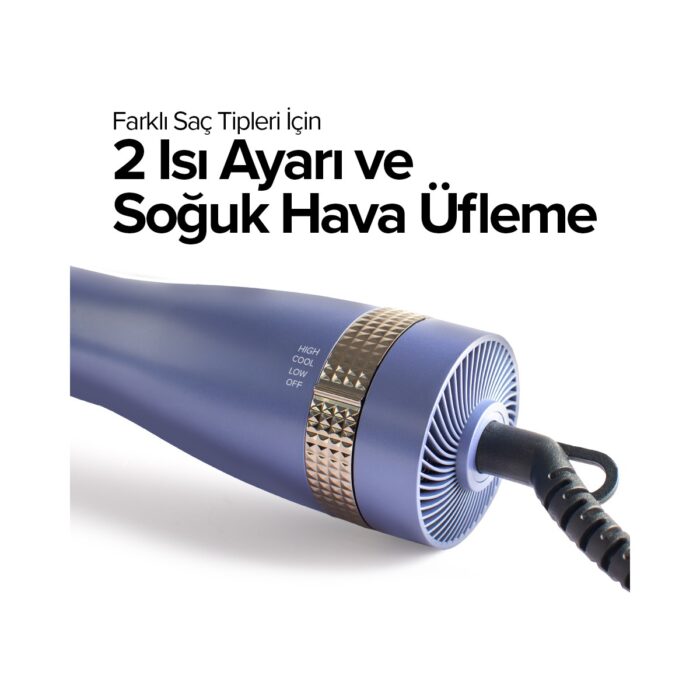 Bester AS5210 Hacimlendirici Sıcak Hava Üflemeli Tarak - Görsel 5