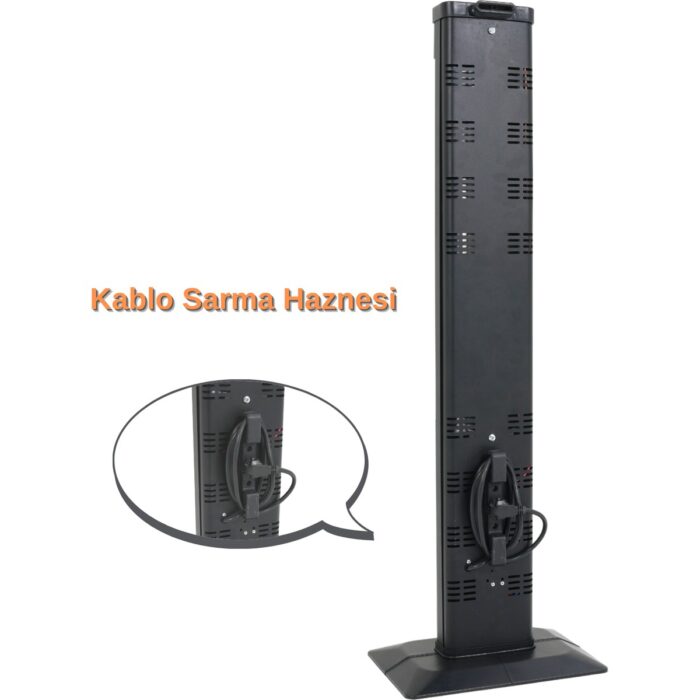 Arnell Corion Dikey Isıtıcı – Elektrikli Isıtıcı Konforu, Elektrikli Soba ile Etkili Isınma, Şık Tasarım! - Görsel 3