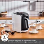 Karaca Hatır Otomatik Su Alma Hazneli Türk Kahve Makinesi White - Görsel 3