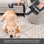 Karaca Power Up Pro 350 W Dik Süpürge Black Chrome - Görsel 4