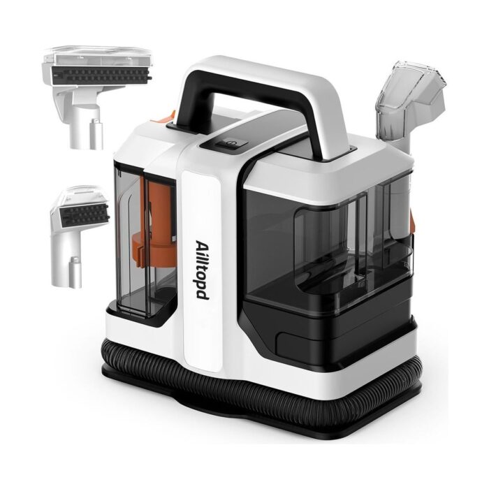 Hzl Taşınabilir Halı ve Koltuk Temizleme Makinesi Leke Sökücü Su Bazlı Vakumlu Temizlik Cihazı - Görsel 4