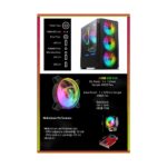 Zeiron Prime X90 Ryzen 5 5500 32GB 1tb M.2 SSD RTX3050 23.8" 165Hz Oyuncu Masaüstü Bilgisayar Uyumlu - Görsel 3