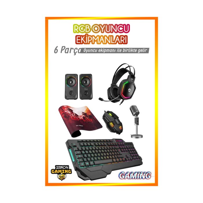 Zeiron Prime X90 Ryzen 5 5500 32GB 1tb M.2 SSD RTX3050 23.8" 165Hz Oyuncu Masaüstü Bilgisayar Uyumlu - Görsel 5