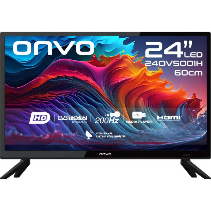 Onvo 24OV5001H 24'' 60 Ekran Uydu Alıcılı HD Ready LED TV - Görsel 1