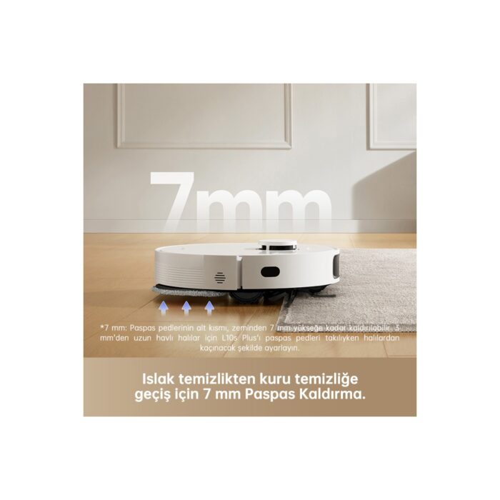 Dreame L10s Plus Robot Süpürge Beyaz - Görsel 2