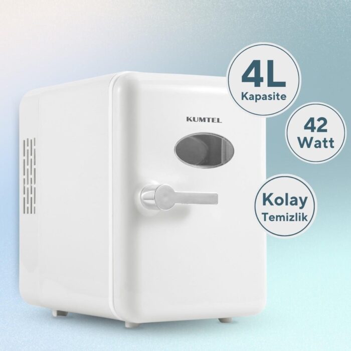 Kumtel 4L Beyaz Mini Buzdolabı HMFR-01 - Görsel 4
