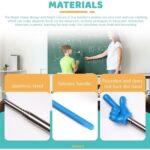 EnigmaticE 4 Adet Öğretmen Işaret Çubuğu Teleskopik El Işaretçisi Geri Çekilebilir Işaretçi Parmak Okuma Yardımı Sunum Beyaz Tahtası Için (Yurt Dışından) - Görsel 4