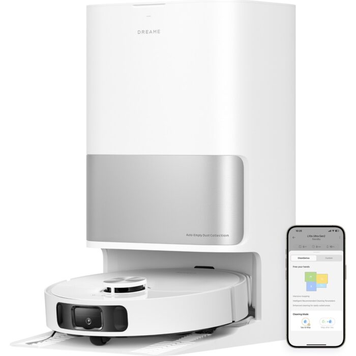 Dreame L10s Ultra Gen 2 Robot Süpürge Beyaz, 10.000Pa Emiş Gücü - Görsel 1