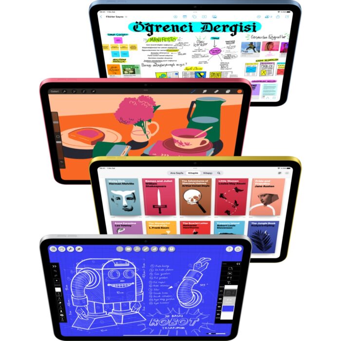 Apple iPad A16 11" 256GB Wi-Fi Tablet Sarı MD4J4TU/A - Görsel 2