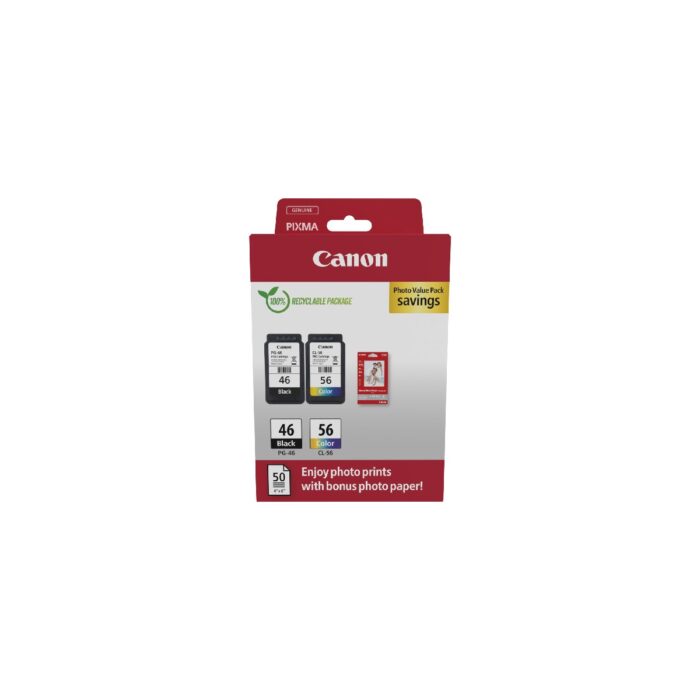 110000941095790.jpg Canon PG-46/CL-56 Orijinal Photo Value Pack - Görsel 1