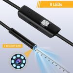 Ozmik CMR71 Işıklı 5m Endoskopi Kamerası 1080P Hd Su Geçirmez IP67 8 LED Android ve Ios - Görsel 2