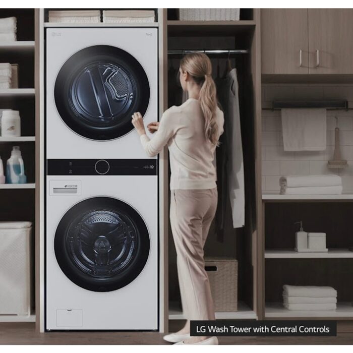 Lg Washtower™ 12 kg Yıkama 10 kg Kurutma I Ortak Panelli Çamaşır ve Kurutma Makinesi I Beyaz Renk - Görsel 5