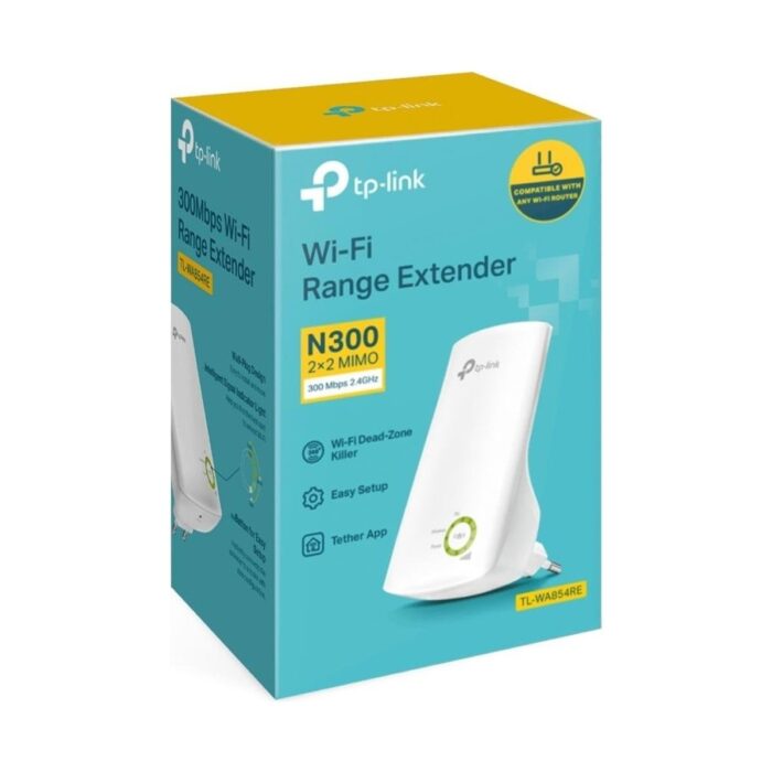 TP-Link TL-WA854RE | Menzil Genişletici | Wi-Fi 4 | 300 Mbps Hız | Kolay Kurulum | Uygulama Desteği | Tüm Modem ve Reouter Modelleri ile Uyumlu - Görsel 3